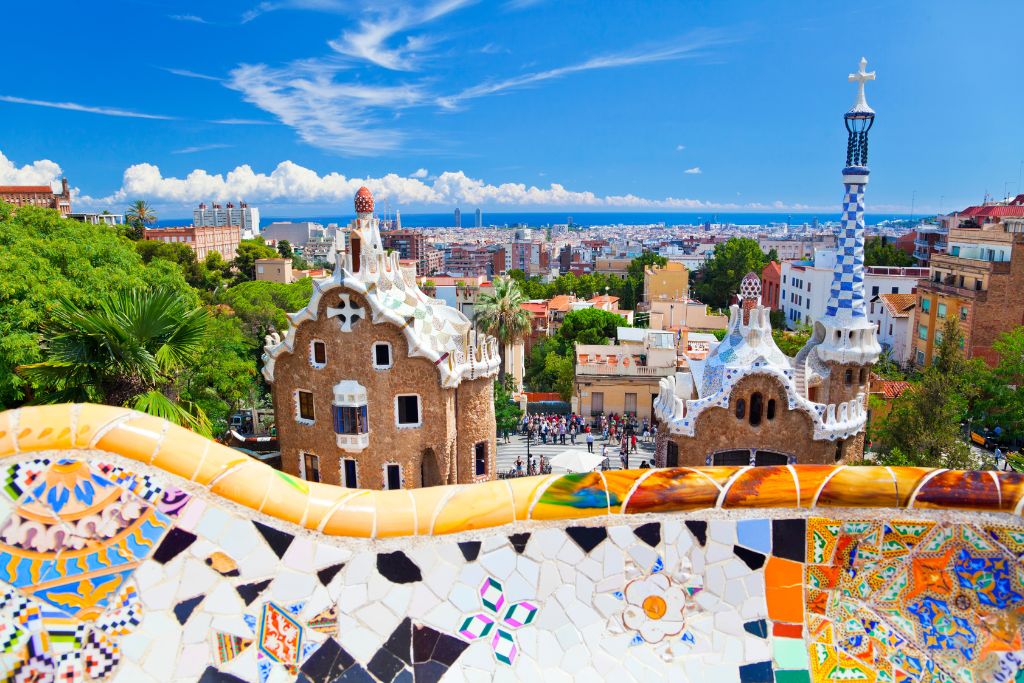 Park Guell, Gaudi park, Barcelona attractions, What Language Is Spoken In Barcelona