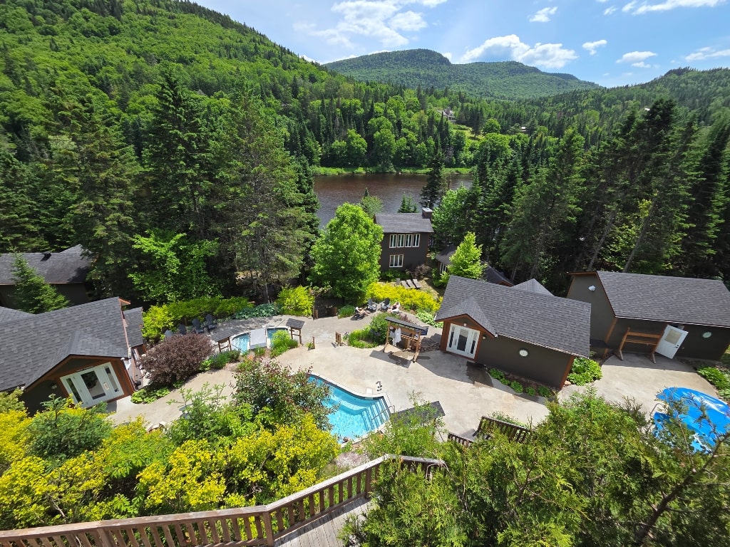 Le Nordique Spa Stoneham, Nordic spa, relaxation, one of the fun things to do in Quebec City for adults is to relax at Le Nordique Spa Stoneham