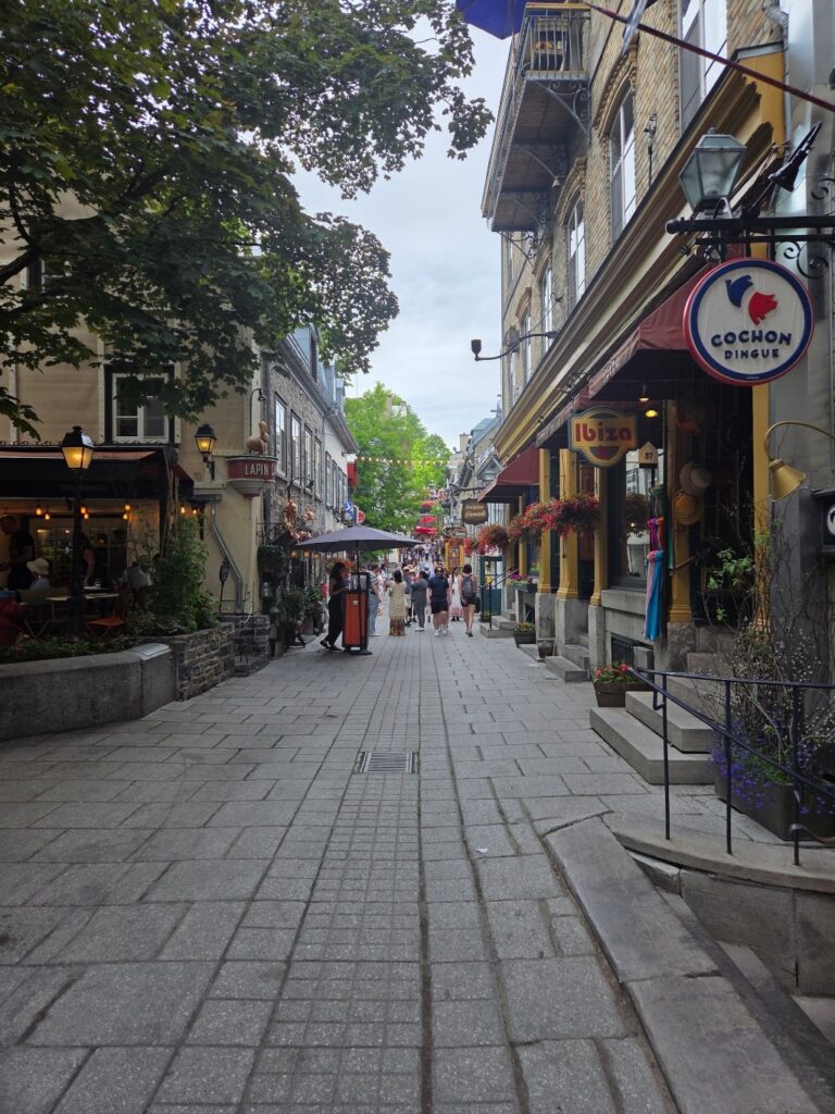 Petit-Champlain street, Old Quebec, shopping street