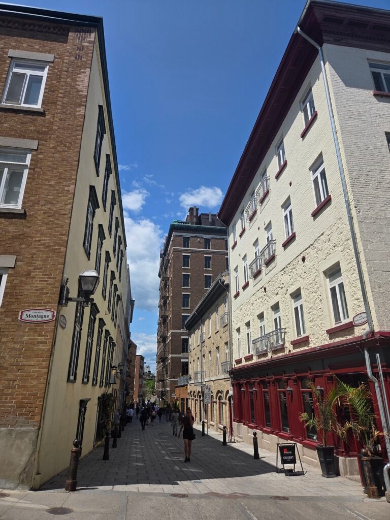 A pedestrian streets in Old Quebec - Is Québec City A Walkable City?