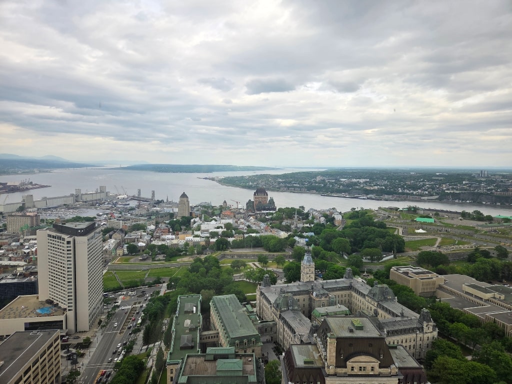 View from the Observatoire de la Capitale tower