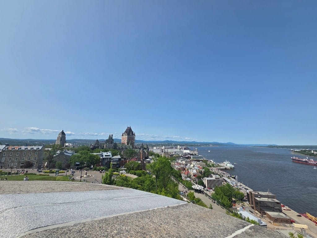 Château Frontenac from the Quebec Citadel