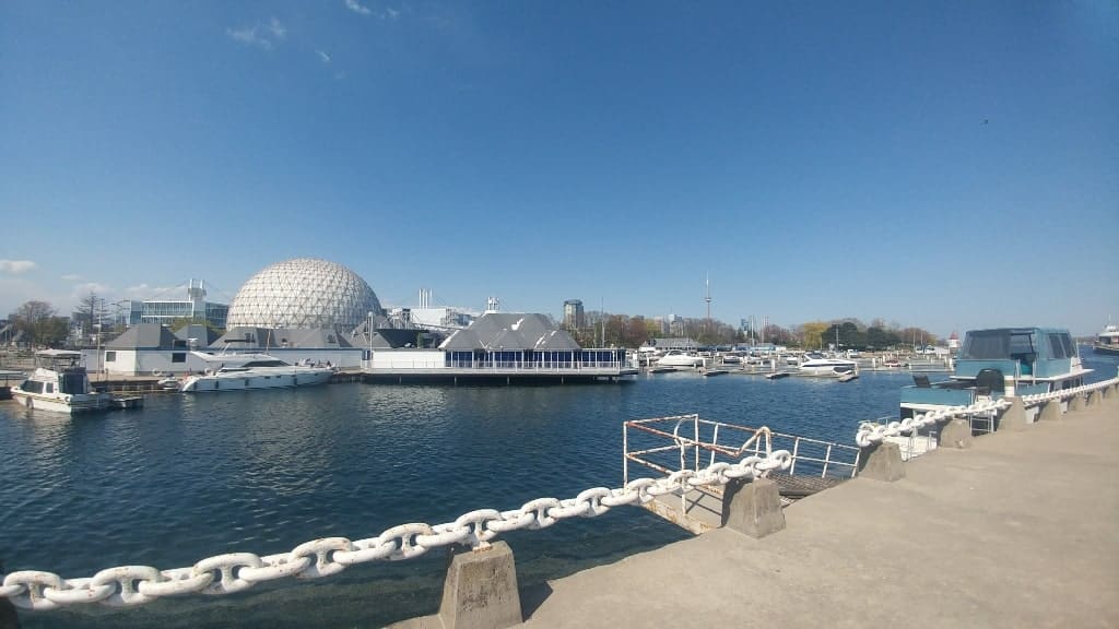 Ontario Place, lake, city view