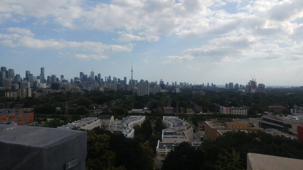 View of Toronto from Casa Loma Castle