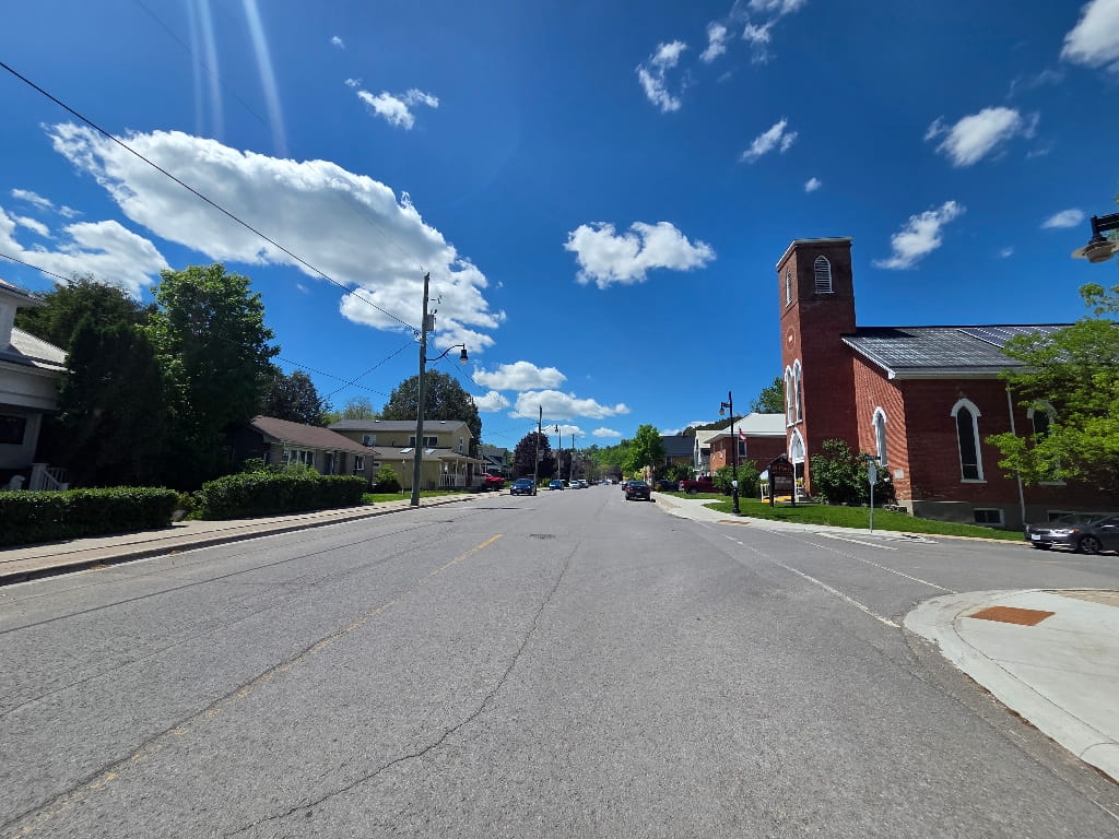 The town of Warkworth, small Ontario town