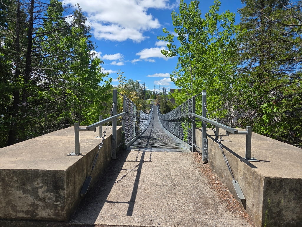 Ranney Gorge Suspension Bridge, Ferris Provincial Park, nature, 2-Day Northumberland County Itinerary