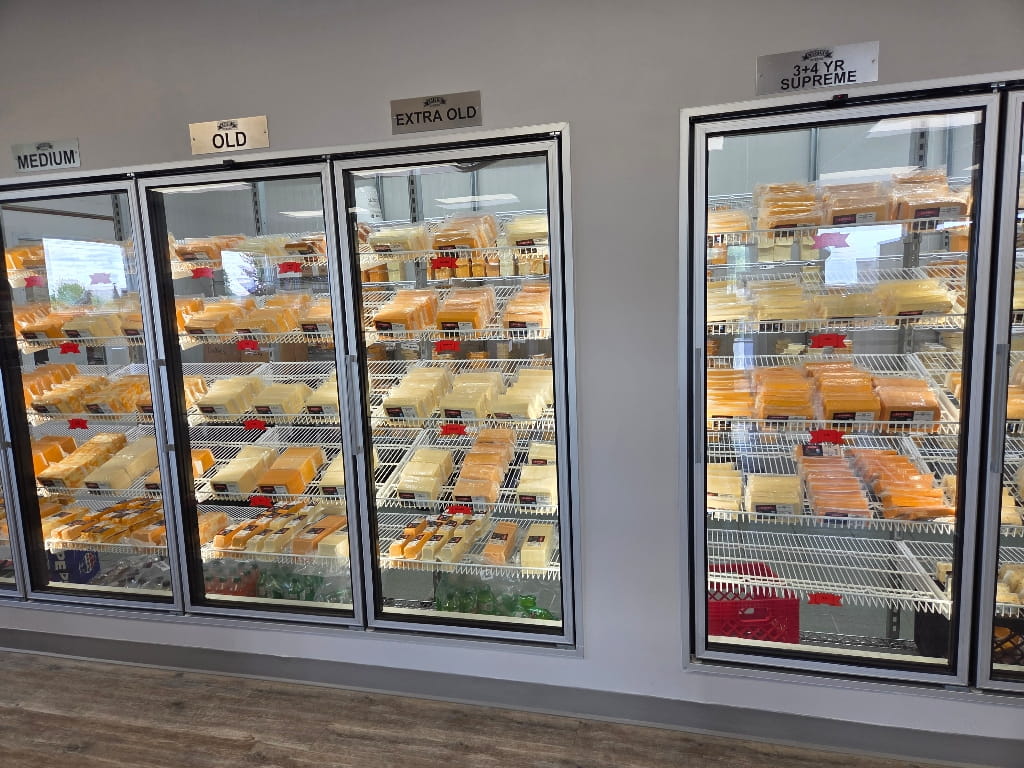 Selection of cheese at Empire Cheese & Butter Co-op, 2-Day Northumberland County Itinerary