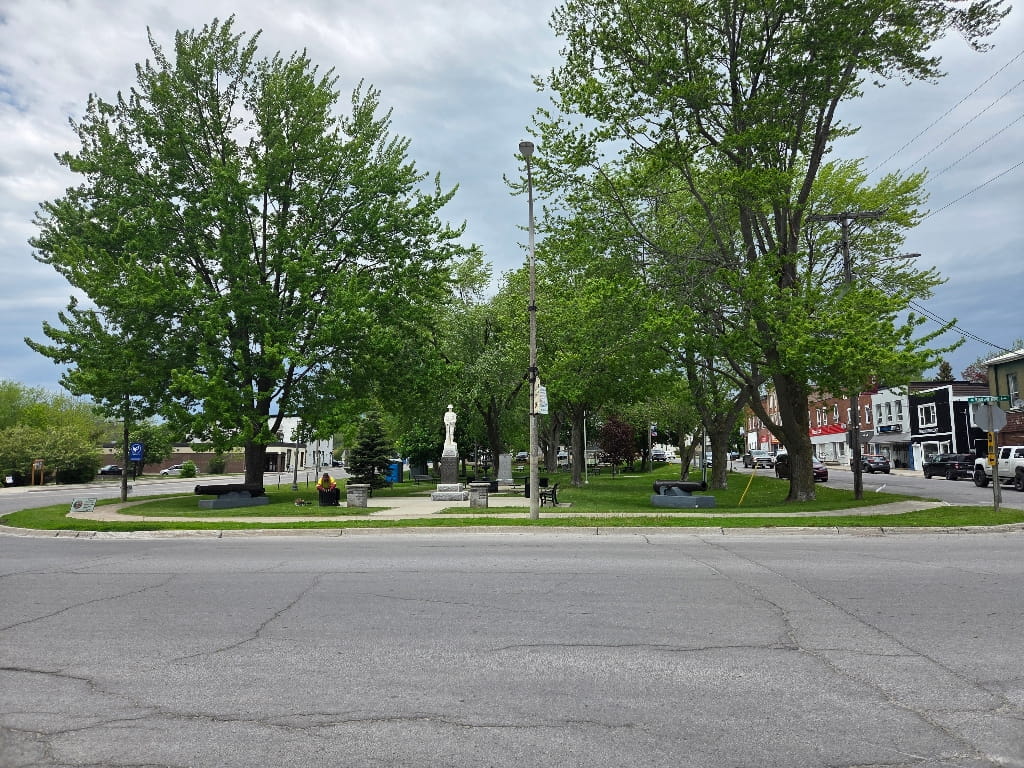Colborne town center, Ontario small town