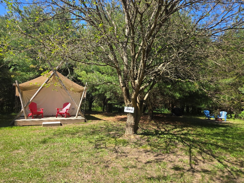 The Juniper Tent, Ontario glamping