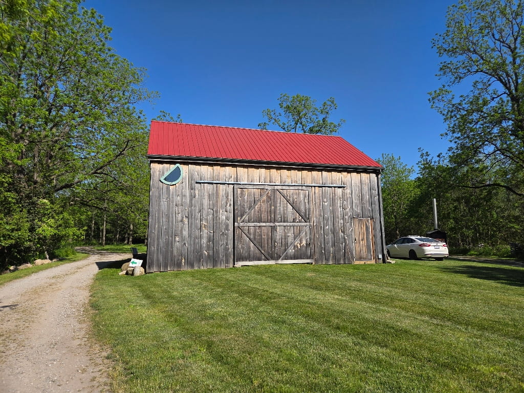 The barn at Homegrown Hideaway, event space