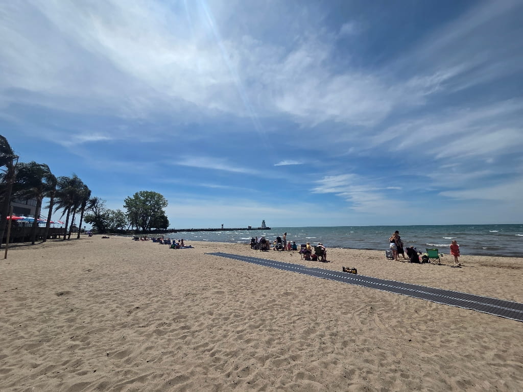 Port Dover beach, Lake Erie