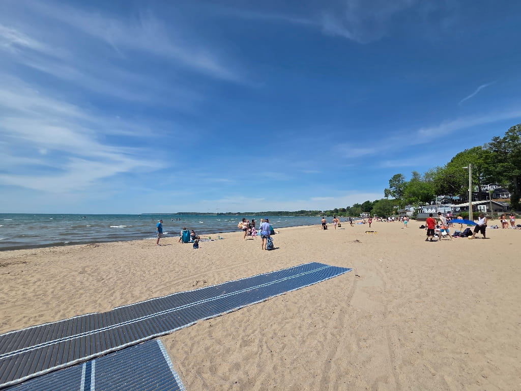 Port Dover beach, sandy beach in Ontario
