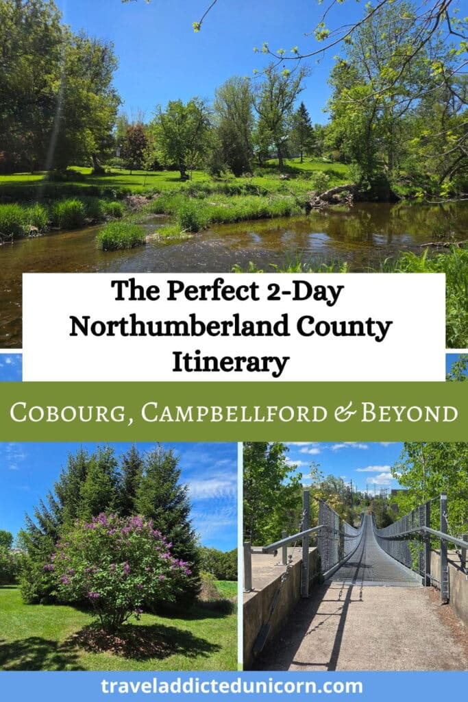 The Perfect 2-Day Northumberland County Itinerary Pin