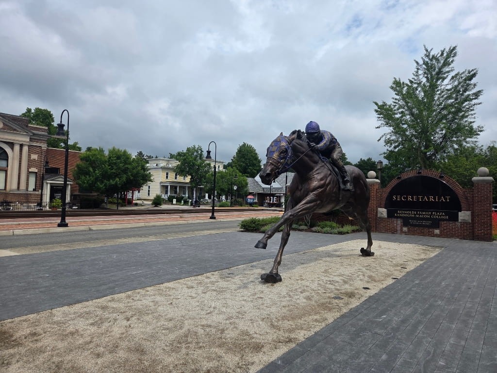 "Secretariat Racing Into History" statue, Ashland train station and the Henry Clay Inn