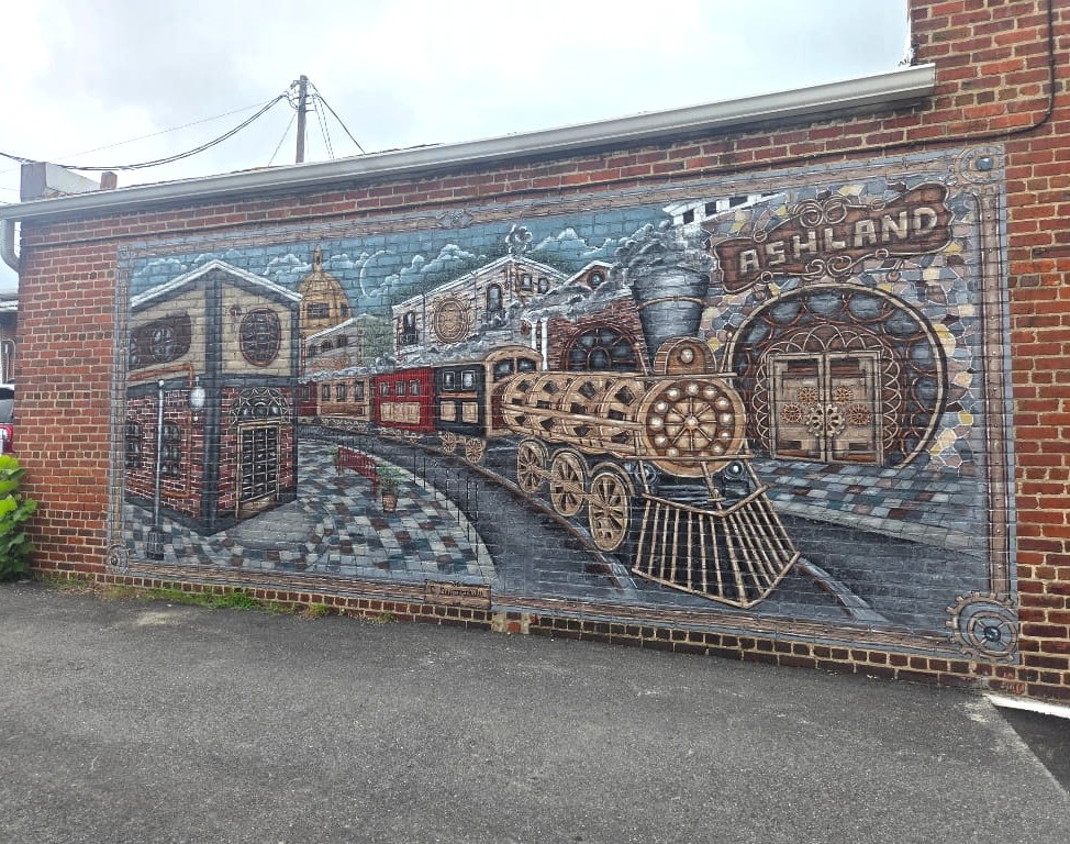 Is Ashland, Virginia, Worth Visiting - Ashland train mural