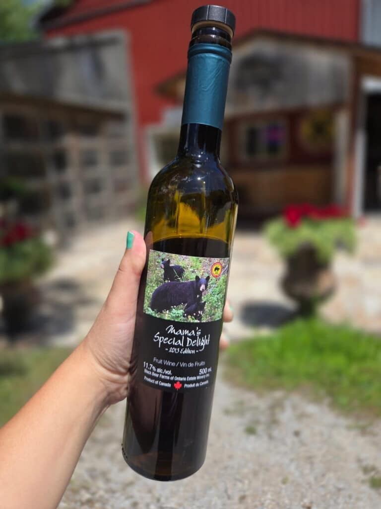 The most popular fruit wine at Black Bear Farms Of Ontario Estate Winery, 3-Day Windsor-Essex Itinerary