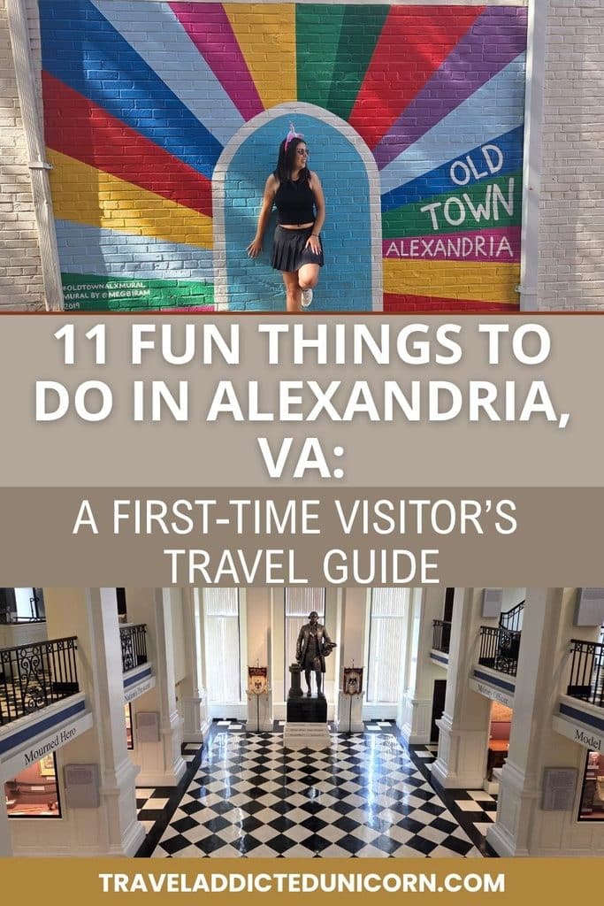 11 Fun Things to Do in Alexandria, VA: A First-Time Visitor’s Travel Guide Pin