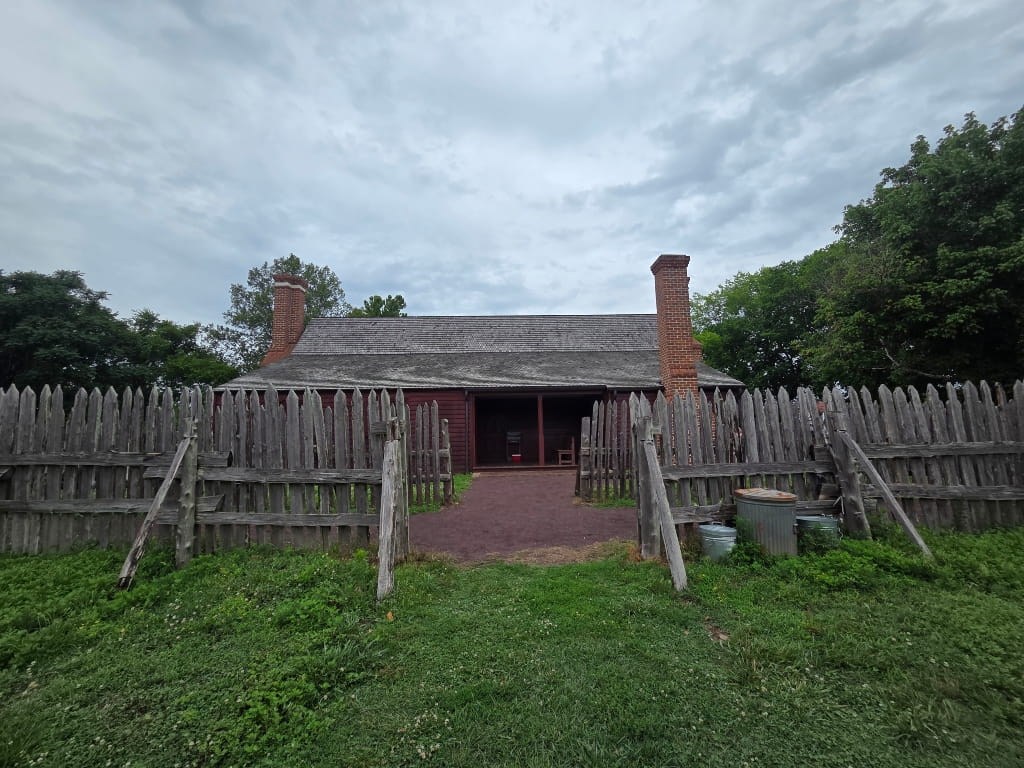 The reconstruction of Ferry Farm, small house