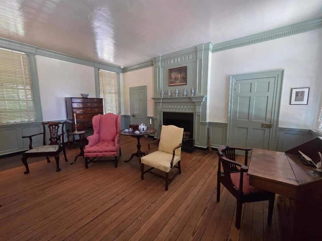 One of the rooms in Mary Washington's House