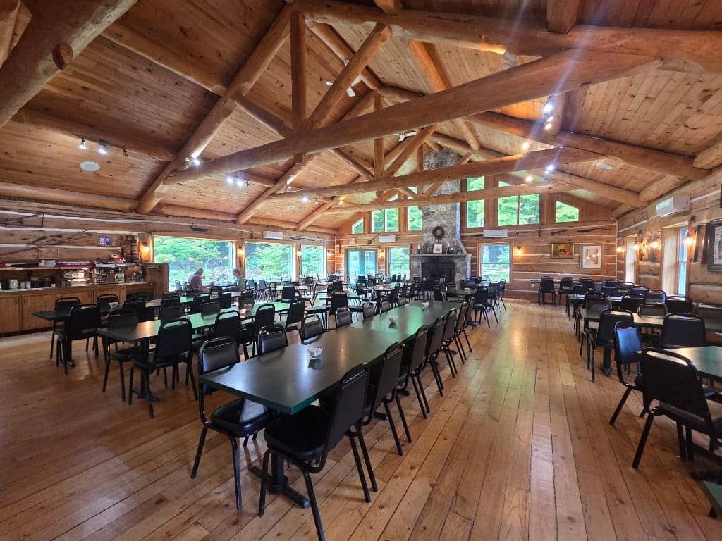 The restaurant portion of Wheeler Maple Syrup Farm