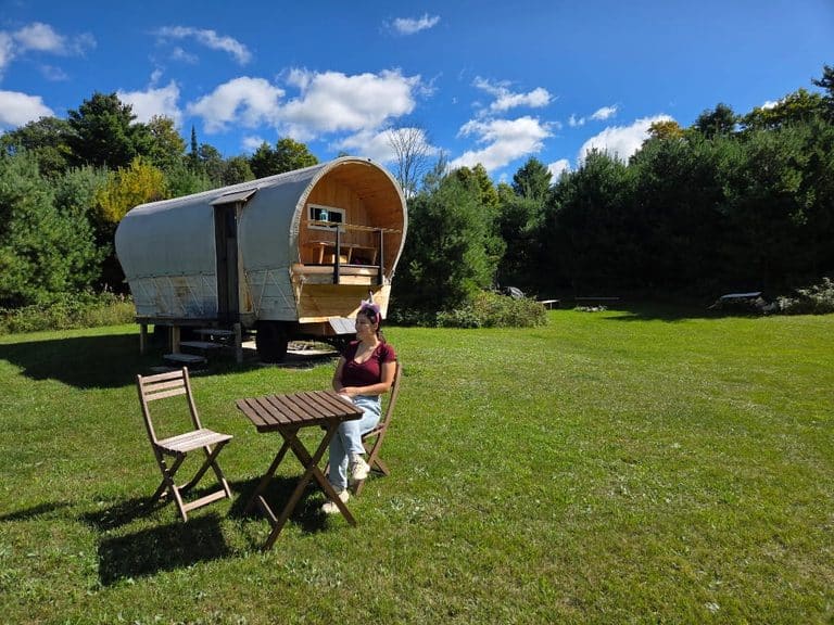 Black Sheep Wagon Airbnb Review: Off-Grid Glamping In Mississippi Station, Ontario