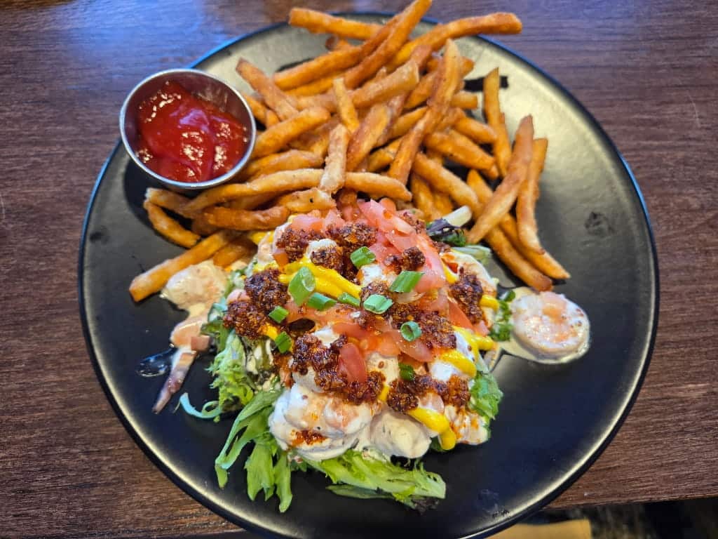 Shrimp Smørrebrød at Beowulf Craft Kitchen & Lounge