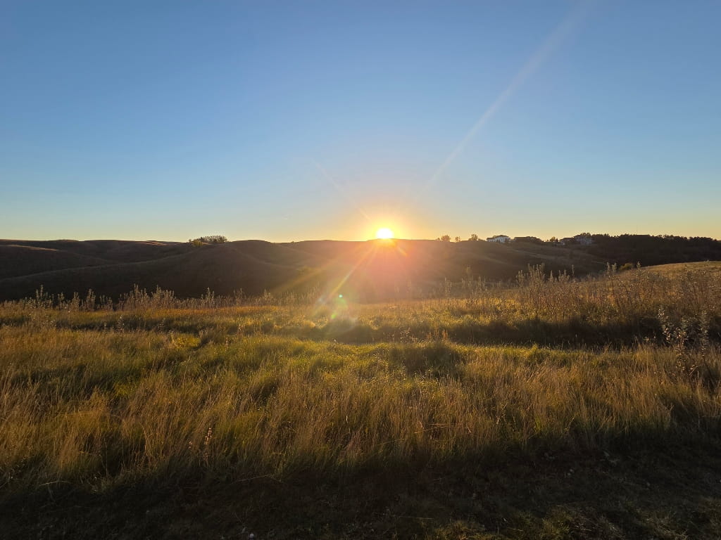 Sunrise at Minot Outdoor Recreation Area