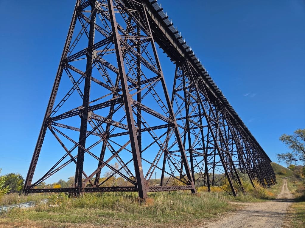 The other side of the Gassman Coulee Trestle